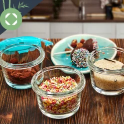 Babygläser 6er-Set Bunte Deckel Luftdichter Verschluss Geschmacksecht -Küchenzubehör Verkaufsgeschäft 10038298 yy 0007 logo