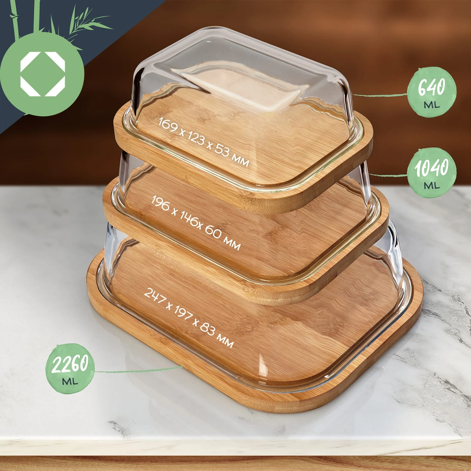 Glas-Servierplatte Luftdicht Geschmacksneutral Spülmaschinenfest 6 Glas-Servierplatte Luftdicht Geschmacksneutral Spülmaschinenfest – Bild 6