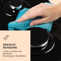 Victoria Domino Gaskochfeld 2-flammig Sabaf-Brenner Glaskeramik Retro-Look -Küchenzubehör Verkaufsgeschäft 10038374 de 0007 logo