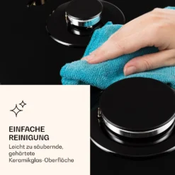 Victoria 5 Gaskochfeld 5-flammig Sabaf-Brenner Glaskeramik Retro-Look -Küchenzubehör Verkaufsgeschäft 10038376 de 0007 logo