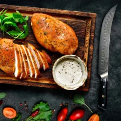 Alpha-Royal Japanese Serie 10" Fleischermesser Damaszener-Stahl -Küchenzubehör Verkaufsgeschäft 10038979 de 0004 logo