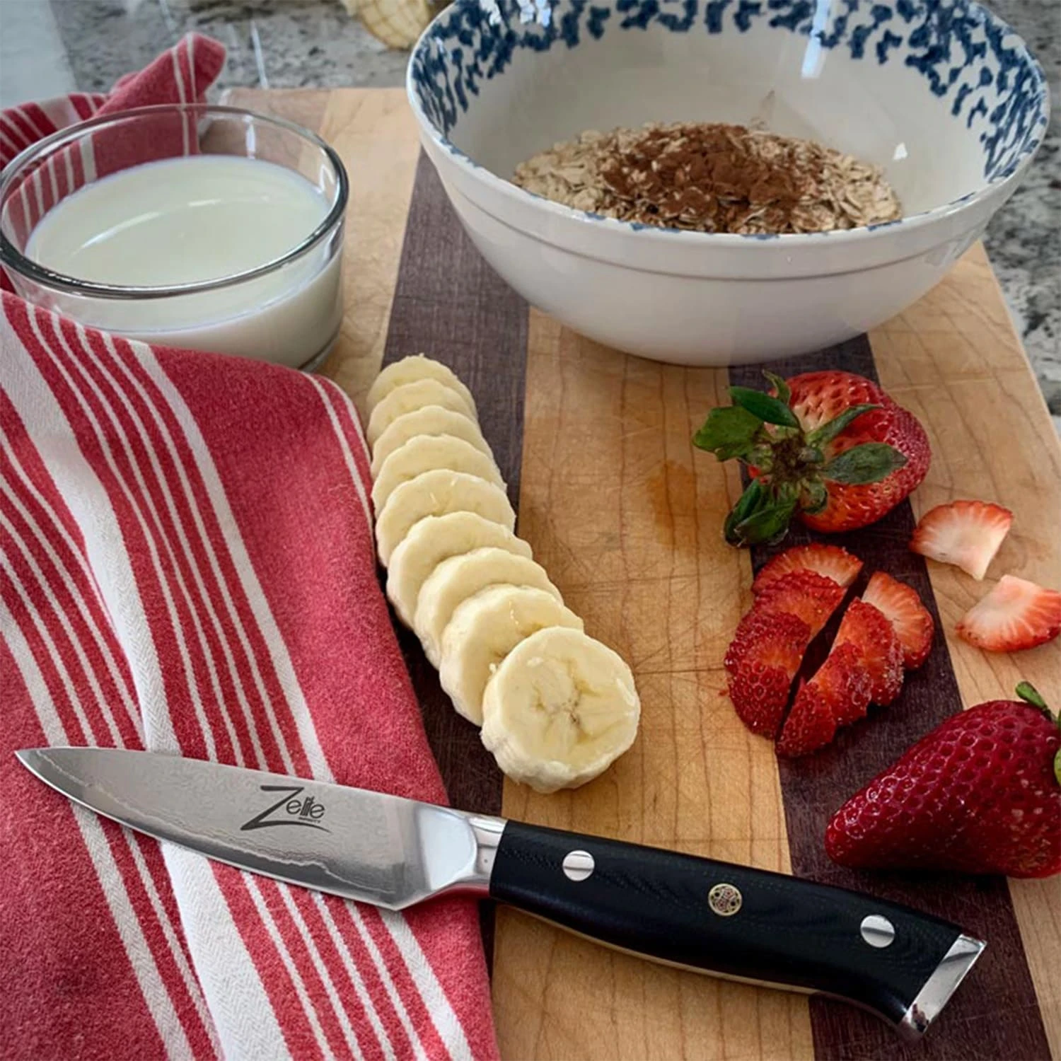 Alpha-Royal Japanese Serie 4" Schälmesser Damaszener-Stahl 67-lagig 3 Alpha-Royal Japanese Serie 4" Schälmesser Damaszener-Stahl 67-lagig – Bild 3