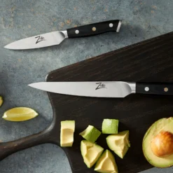 Alpha-Royal German 4" Schälmesser 56 HCR Damaszenerstahl -Küchenzubehör Verkaufsgeschäft 10039004 yy 0004 logo