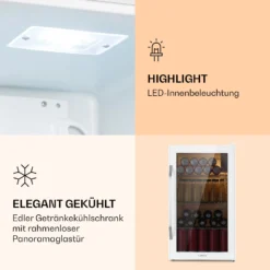 Beersafe XXL Quartz Kühlschrank 80 Liter 3 Böden Panoramaglastür -Küchenzubehör Verkaufsgeschäft 10039427 de 0004 logo