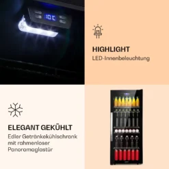 Beersafe 7XL Kühlschrank 242 Liter 5 Böden Panoramaglastür Edelstahl -Küchenzubehör Verkaufsgeschäft 10039513 de 0004 logo