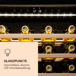 Klarstein Vinamour 77 Duo Weinkühlschrank 191 Liter 5 - 20 °C 2 Kühlzonen -Küchenzubehör Verkaufsgeschäft 10039771 de 0006 logo