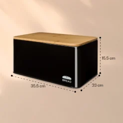 Oklahoma Brotkasten Metall 35,5x15,5x23 Cm Bambus-Deckel Schneidebrett 9 Oklahoma Brotkasten Metall 35,5x15,5x23 Cm Bambus-Deckel Schneidebrett -Küchenzubehör Verkaufsgeschäft 10039843 yy 0005 logo