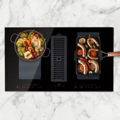 Full House Down Air System Induktionsherd + Dunstabzugshaube 477 M³/h