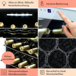 Shiraz 16 Quartz Weinkühlschrank 42l Touch-Bedienfeld 160 W 5-18 °C 12 Shiraz 16 Quartz Weinkühlschrank 42l Touch-Bedienfeld 160 W 5-18 °C -Küchenzubehör Verkaufsgeschäft 10039901 DE 0005 usp