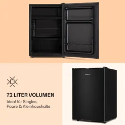 Obsidian Kühlschrank 72 Liter Eisfach Schwarz -Küchenzubehör Verkaufsgeschäft 10039911 de 0004 logo