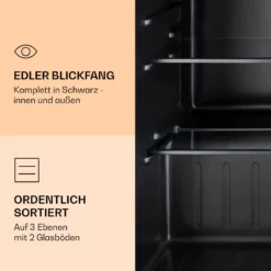 Obsidian Kühlschrank 72 Liter Eisfach Schwarz -Küchenzubehör Verkaufsgeschäft 10039911 de 0005 logo