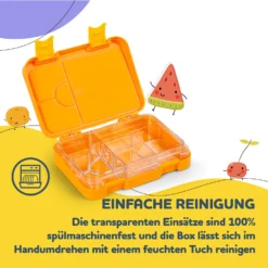 Junior Lunchbox 6 Fächer 21,3 X 15 X 4,5 Cm (BxHxT) BPA-frei 13 Junior Lunchbox 6 Fächer 21,3 X 15 X 4,5 Cm (BxHxT) BPA-frei -Küchenzubehör Verkaufsgeschäft 10040339 de 0005 usp