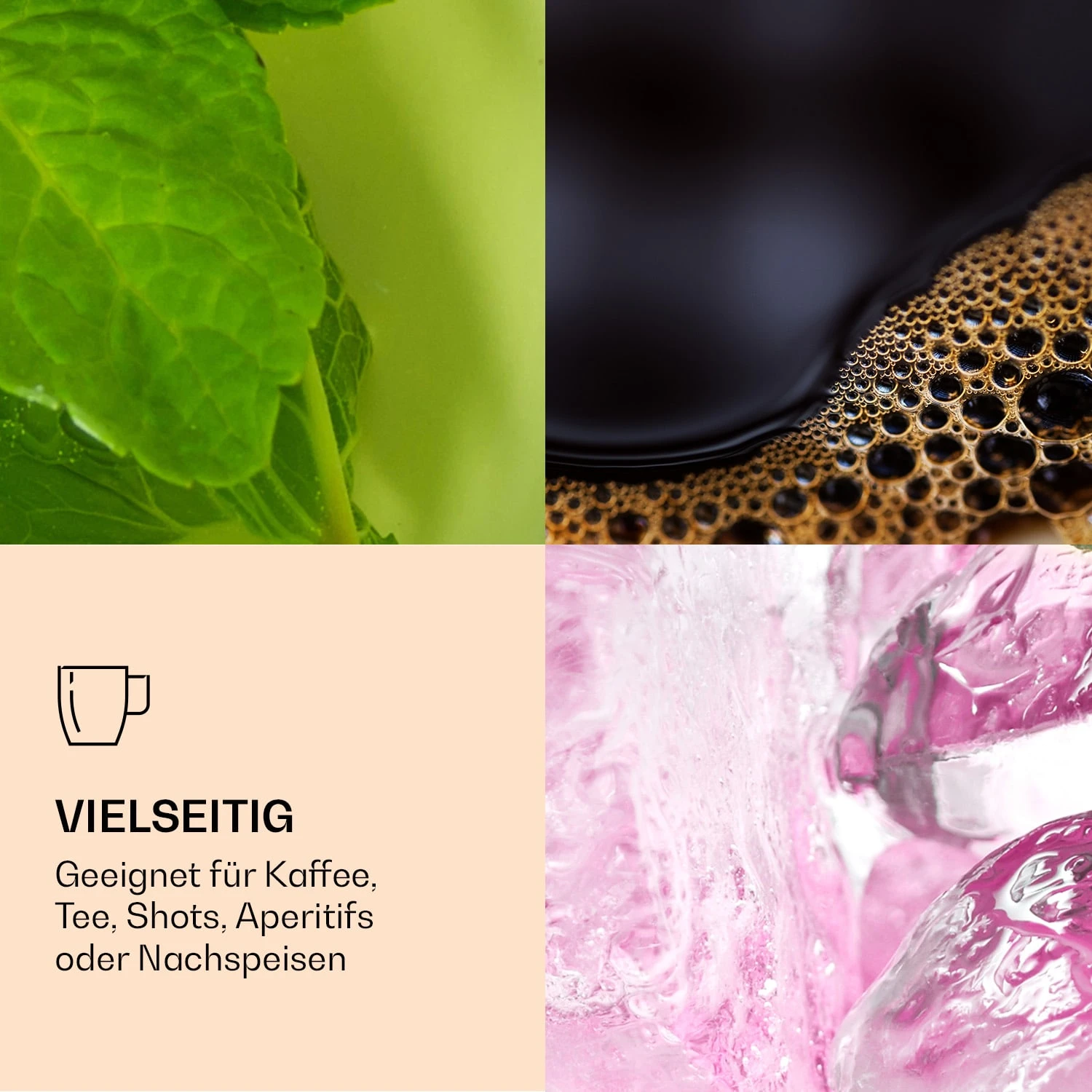 DUOS Jumbo Doppelwandiges Glas 410 Ml Thermofunktion Edelstahl-Löffel 5 DUOS Jumbo Doppelwandiges Glas 410 Ml Thermofunktion Edelstahl-Löffel – Bild 5