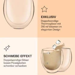 DUOS Jumbo Doppelwandiges Thermoglas 310ml Borosilikatglas Handgemacht 10 DUOS Jumbo Doppelwandiges Thermoglas 310ml Borosilikatglas Handgemacht -Küchenzubehör Verkaufsgeschäft 10040374 de 0005 logo