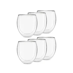 Glas Ice Mit Teeblume 320 Ml Doppelwandiges Borosilikatglas