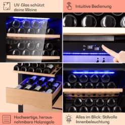 Barossa 123 Duo Weinkühlschrank 123 Fl 226 Ltr 2 Zonen Touch-Steuerung -Küchenzubehör Verkaufsgeschäft 10040721 de 0005 usp