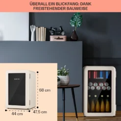 PopLife 70 Getränkekühler Kühlschrank 70 Ltr 0-10 °C Retro-Design LED 12 PopLife 70 Getränkekühler Kühlschrank 70 Ltr 0-10 °C Retro-Design LED -Küchenzubehör Verkaufsgeschäft 10040736 de 0006 usp
