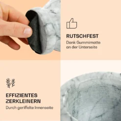 Mörser Mit Stößel 360 Ml Geriffelte Innenseite Rutschfest -Küchenzubehör Verkaufsgeschäft 10040839 de 0003 logo