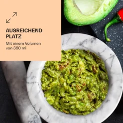 Mörser Mit Stößel 360 Ml Geriffelte Innenseite Rutschfest -Küchenzubehör Verkaufsgeschäft 10040839 de 0004 logo