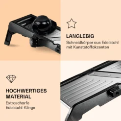 Mandoline Küchenhobel Edelstahl 1 Bis 9 Mm Julienne-Schneider -Küchenzubehör Verkaufsgeschäft 10040840 de 0003 logo