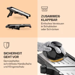 Mandoline Küchenhobel Edelstahl 1 Bis 9 Mm Julienne-Schneider -Küchenzubehör Verkaufsgeschäft 10040840 de 0004 logo