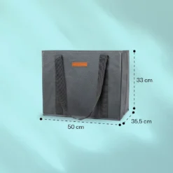 Einkaufstasche 4er Set Wiederverwendbar Waschbar Faltbar Verstärkt -Küchenzubehör Verkaufsgeschäft 10040846 yy 0005 logo