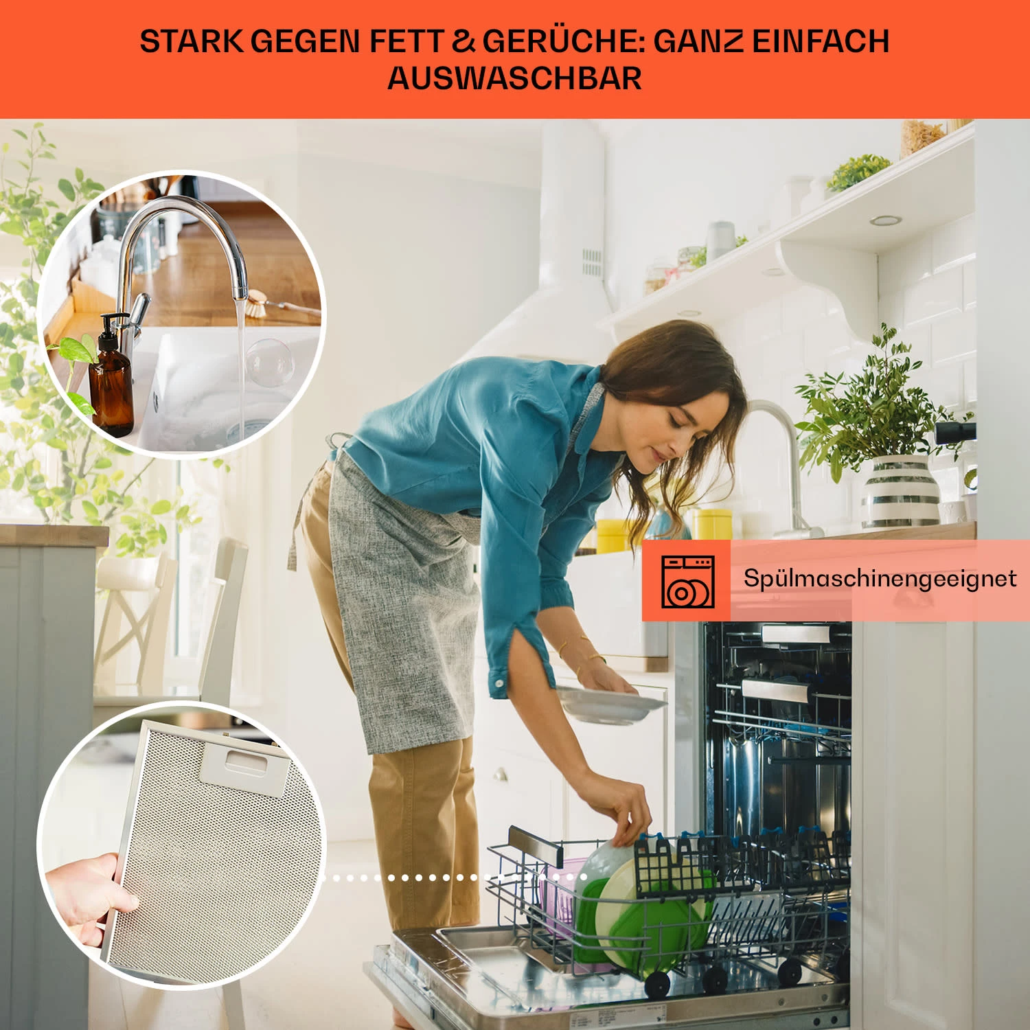 Alinea 60 Dunstabzugshaube 60cm Wandhaube WiFi A++ 500m³/h Touch 6 Alinea 60 Dunstabzugshaube 60cm Wandhaube WiFi A++ 500m³/h Touch – Bild 6