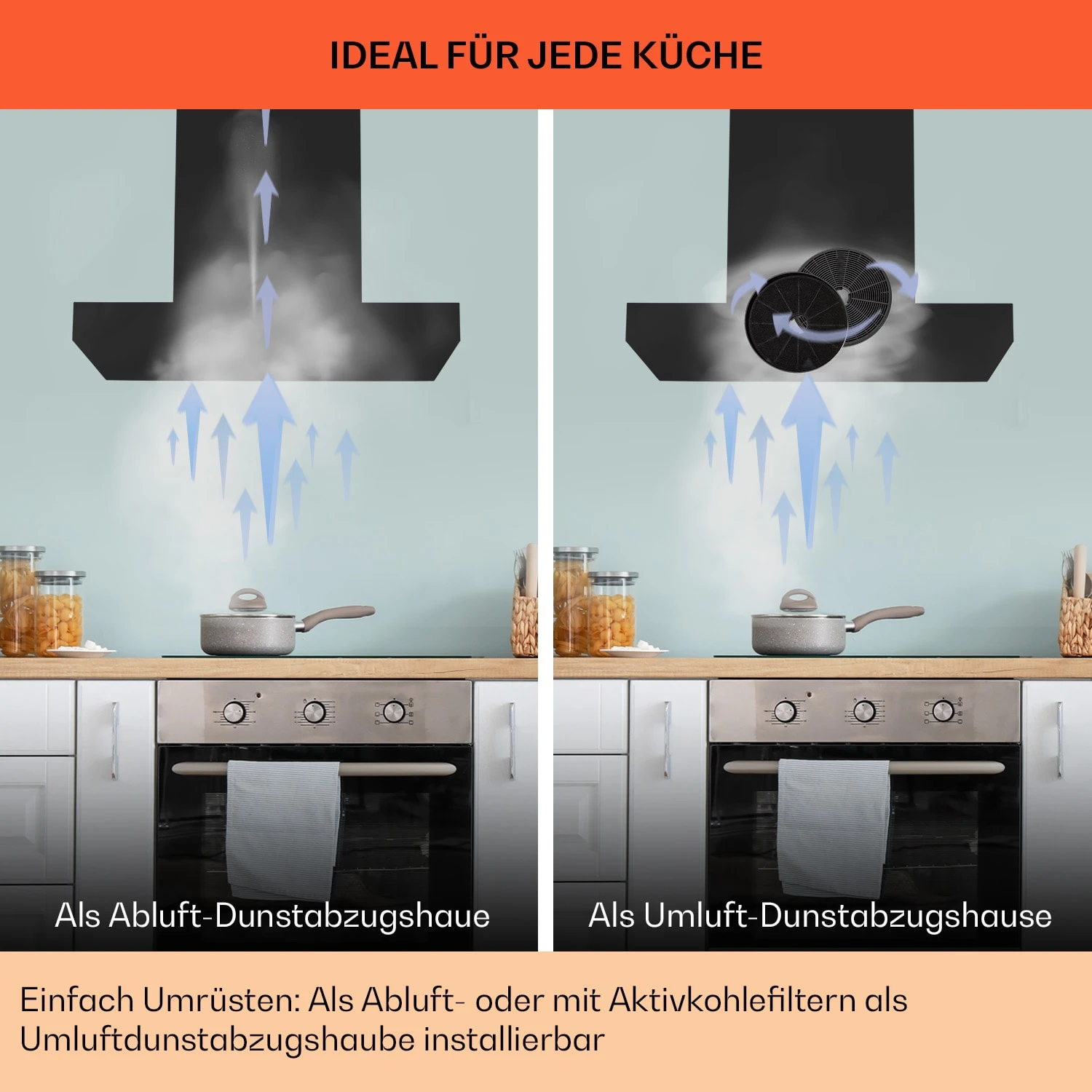 Alinea 60 Dunstabzugshaube 60cm Wandhaube WiFi A++ 500m³/h Touch 7 Alinea 60 Dunstabzugshaube 60cm Wandhaube WiFi A++ 500m³/h Touch – Bild 7