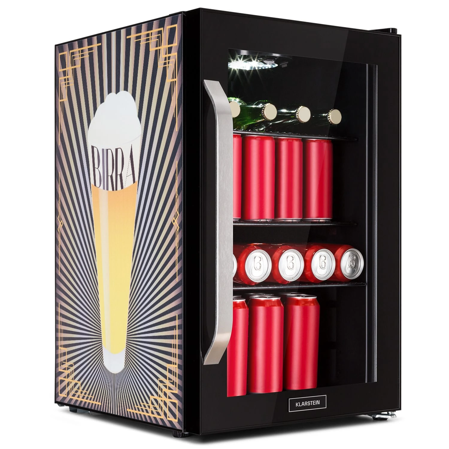 Beersafe 70 Birra Edition Kühlschrank 70 Liter 3 Böden Glas Edelstahl 1 Beersafe 70 Birra Edition Kühlschrank 70 Liter 3 Böden Glas Edelstahl