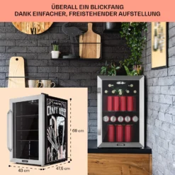 Beersafe 70 Craft Beer Edition Kühlschrank 70 Liter Glastür Edelstahl 14 Beersafe 70 Craft Beer Edition Kühlschrank 70 Liter Glastür Edelstahl -Küchenzubehör Verkaufsgeschäft 10041181 de 0007 usp
