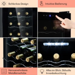 Barolo 15 Uno Weinkühlschrank 48 Ltr 15 Flaschen 11-18°C SingleZone 13 Barolo 15 Uno Weinkühlschrank 48 Ltr 15 Flaschen 11-18°C SingleZone -Küchenzubehör Verkaufsgeschäft 10041207 de 0005 usp