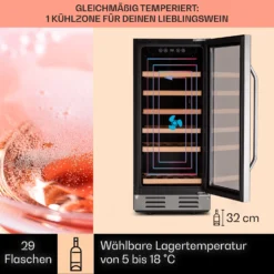 Vinovilla 29 Built-In Weinkühlschrank 81 L / 29 Fl. Glastür Edelstahl 10 Vinovilla 29 Built-In Weinkühlschrank 81 L / 29 Fl. Glastür Edelstahl -Küchenzubehör Verkaufsgeschäft 10041304 de 0003 logo