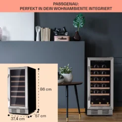 Vinovilla 29 Built-In Weinkühlschrank 81 L / 29 Fl. Glastür Edelstahl 13 Vinovilla 29 Built-In Weinkühlschrank 81 L / 29 Fl. Glastür Edelstahl -Küchenzubehör Verkaufsgeschäft 10041304 de 0006 logo