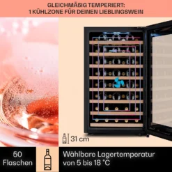Barossa 50 Uno Weinkühlschrank 1 Zone 120 Ltr 50 Fl Touch-Display -Küchenzubehör Verkaufsgeschäft 10041307 de 0003 logo