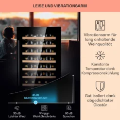 Barossa 50 Uno Weinkühlschrank 1 Zone 120 Ltr 50 Fl Touch-Display -Küchenzubehör Verkaufsgeschäft 10041307 de 0004 logo