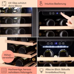Vinovilla 29 Built-In Weinkühlschrank 81 L / 29 Fl. 1 Zone Glastür Edelstahl -Küchenzubehör Verkaufsgeschäft 10041309 de 0005 logo