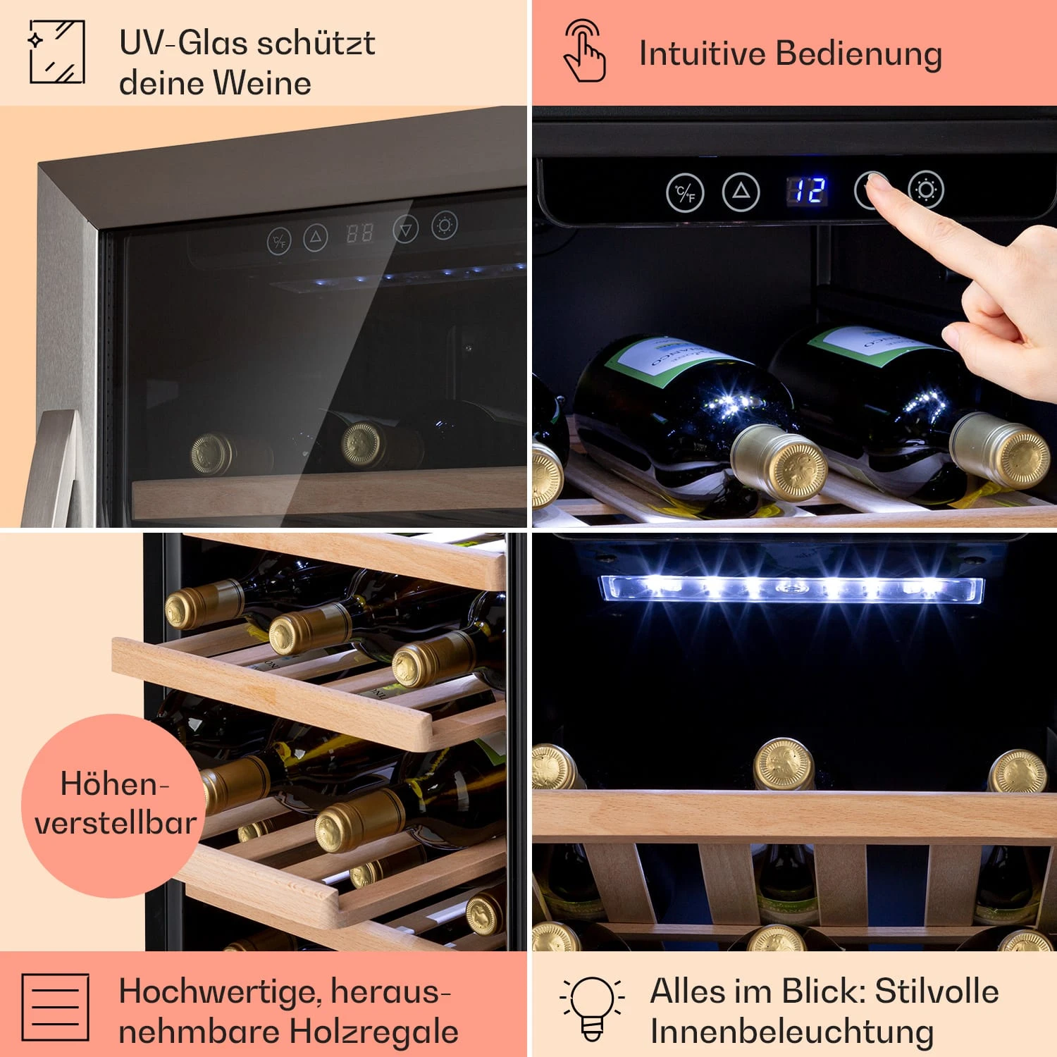 Vinamour 38 Uno Weinkühlschrank 5 Vinamour 38 Uno Weinkühlschrank – Bild 5