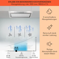 Camila Dunstabzugshaube Einbau 52 Cm 397 M³/h LED Touch Edelstahl -Küchenzubehör Verkaufsgeschäft 10041344 de 0003 usp