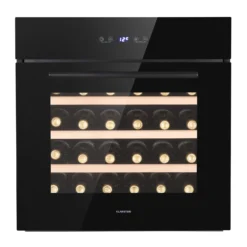 Vinsider 30 Built-In Uno Einbau-Weinkühlschrank 30 Flaschen 77 Ltr Edelstahl