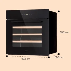 Vinsider 30 Built-In Uno Einbau-Weinkühlschrank 30 Flaschen 77 Ltr Edelstahl 16 Vinsider 30 Built-In Uno Einbau-Weinkühlschrank 30 Flaschen 77 Ltr Edelstahl -Küchenzubehör Verkaufsgeschäft 10041357 yy 0008 dimensions