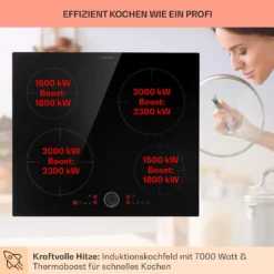 Magnichef 4 Einbaukochfeld Induktion 4 Zonen 7000W Glaskeramik 11 Magnichef 4 Einbaukochfeld Induktion 4 Zonen 7000W Glaskeramik -Küchenzubehör Verkaufsgeschäft 10041380 de 0003 usp