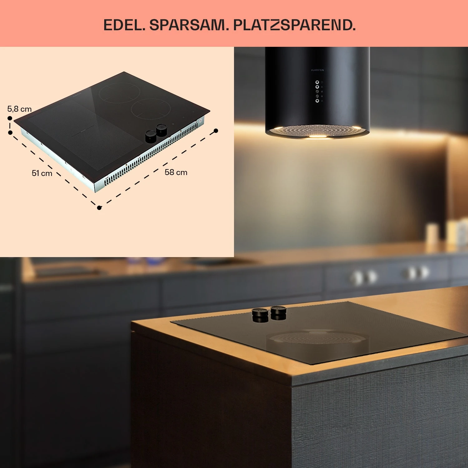 Magnichef 4 Flex Einbaukochfeld Induktion 4 Zonen / Flexzone 7000W Glaskeramik 6 Magnichef 4 Flex Einbaukochfeld Induktion 4 Zonen / Flexzone 7000W Glaskeramik – Bild 6