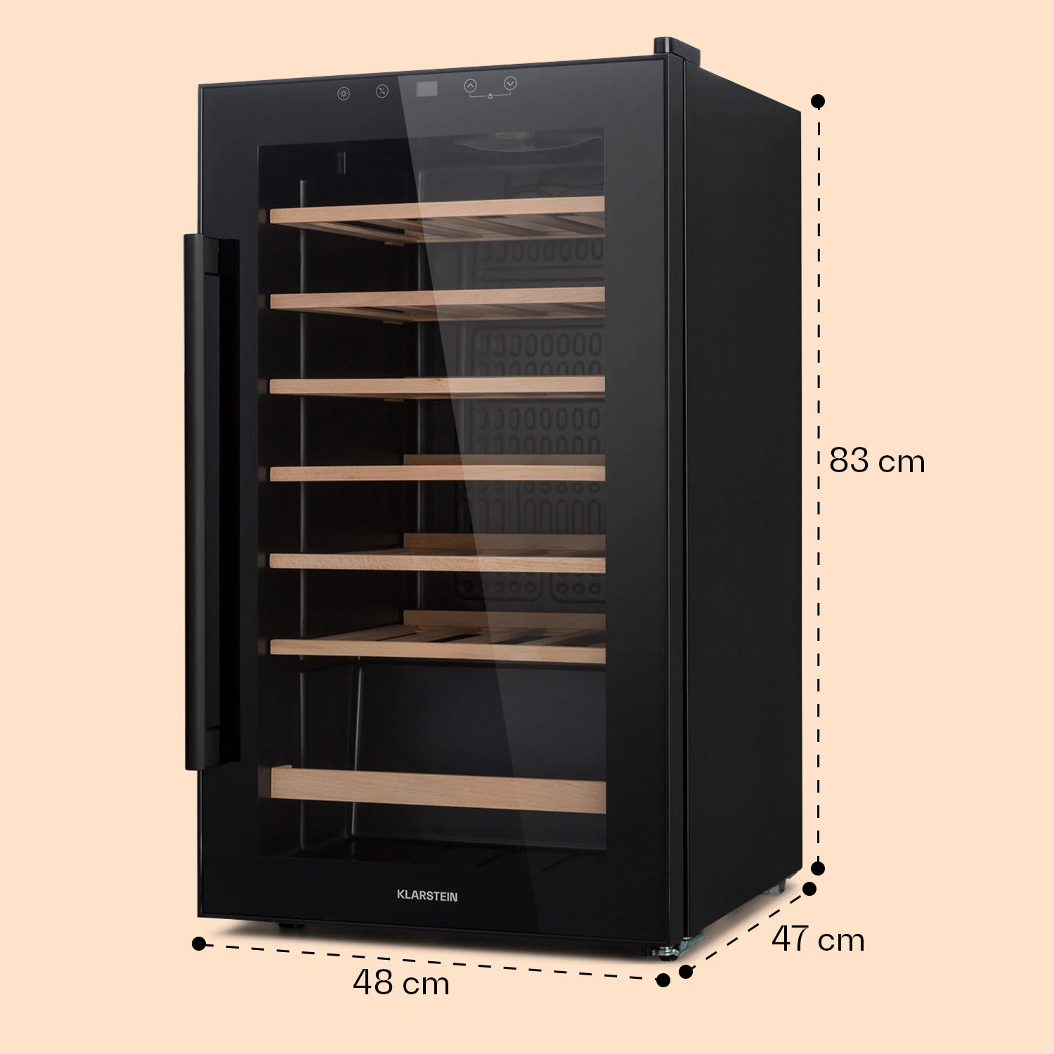 Barossa 32 Uno Weinkühlschrank 1 Zone 95 Liter / 36 Flaschen Touch-Display 8 Barossa 32 Uno Weinkühlschrank 1 Zone 95 Liter / 36 Flaschen Touch-Display – Bild 8