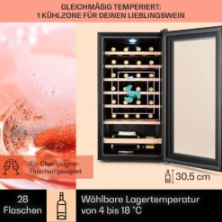 Barossa 29 Uno Weinkühlschrank 1 Zone 88 Ltr / 28 Fl Touch-Display -Küchenzubehör Verkaufsgeschäft 10041397 de 0003 usp