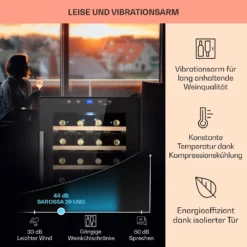 Barossa 29 Uno Weinkühlschrank 1 Zone 88 Ltr / 28 Fl Touch-Display -Küchenzubehör Verkaufsgeschäft 10041397 de 0004 usp