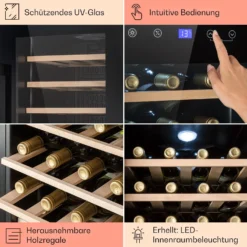 Barossa 29 Uno Weinkühlschrank 1 Zone 88 Ltr / 28 Fl Touch-Display -Küchenzubehör Verkaufsgeschäft 10041397 de 0005 usp