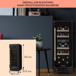 Vinovilla 17 Built-in Duo Vilhelmine Edition Weinkühlschrank 17 Fl. -Küchenzubehör Verkaufsgeschäft 10041821 de 0006 usp
