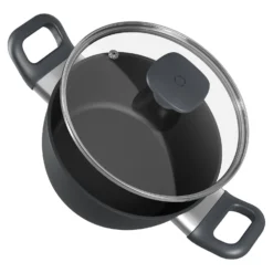 Noto Endurance Kochtopf Ø20cm Geschmiedetes Aluminium Deckel Induktion PTFE-Antihaftbeschichtung