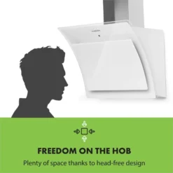 Sabia 60 Dunstabzugshaube | 60cm | 600 M³/h | Energieeffizienzklasse A | Inklusive 2 X Aktivkohlefilter -Küchenzubehör Verkaufsgeschäft 60002217 yy 0007 logo Klarstein Sabia 60 Dunstabzugshaube