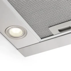 Vinea Dunstabzugshaube Umluftset 60cm 610m³/h Aktivkohlefilter Silber -Küchenzubehör Verkaufsgeschäft 60002221 yy 0007 detail Klarstein Vinea Unterbau Dunstabzugshaube silber